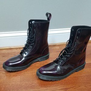 Dr. Martens Men's Langston Petrol Oil Boot, Sz 13